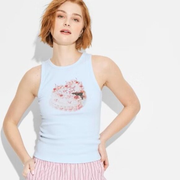 NEW WITH TAGS Wild Fable Ribbed Tank Top - Picture 1 of 5